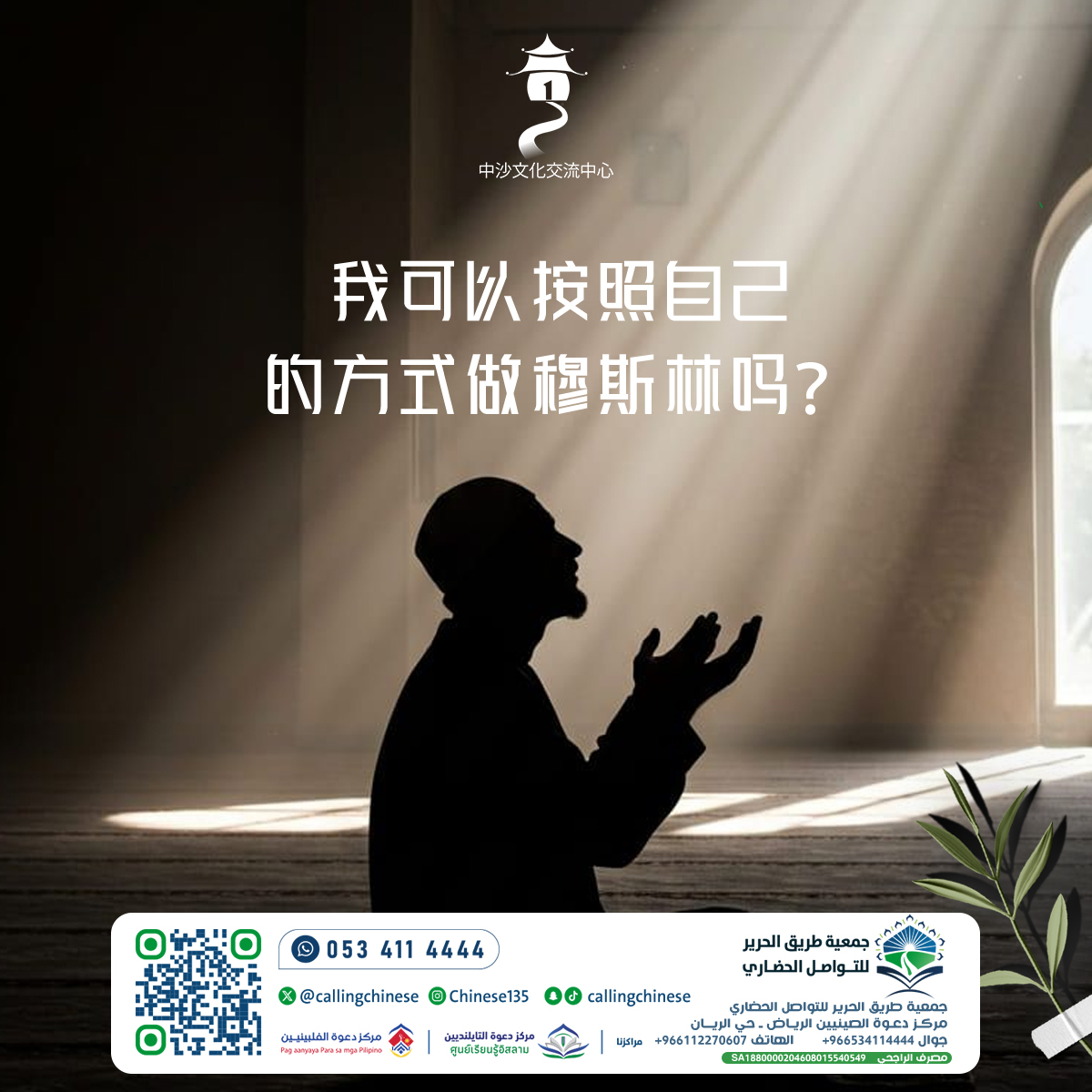 هل يمكنني أن أكون مسلمًا بطريقتي الخاصة؟ (باللغة الصينية)